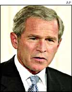 US President George W Bush