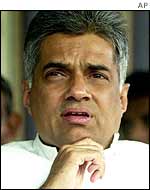 Sri Lankan Prime Minister Ranil Wickramasinghe