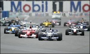 Montoya starts on pole for the fifth Grand Prix running