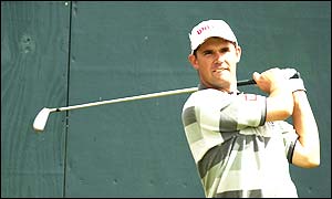 Padraig Harrington in action at the Open