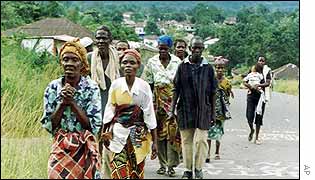 Residents who fled begin to trickle back into Tubmanburg