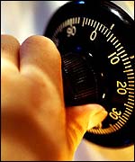 Combination lock, Eyewire