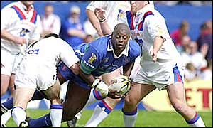 Sonny Nickle in action for Saints 