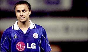 Leicester City midfielder Dennis Wise