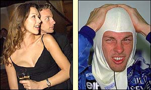 Button was released by Benneton after a year