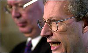 Jim Wallace (lef) and Henry McLeish