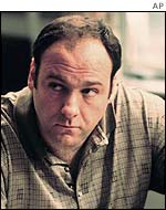 Actor James Gandolfini who plays Tony Soprano