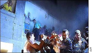 Gaza injured being taken to hospital