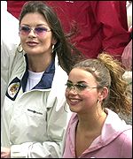 Catherine Zeta Jones and Charlotte Church