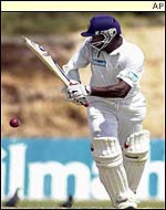 Jayasuriya collects a boundary