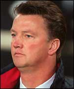 Barcelona coach Louis van Gaal