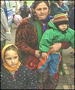 Roma on streets of London