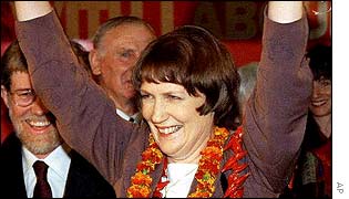 New Zealand Prime Minister Helen Clark