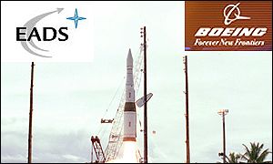 Boeing and EADS logos