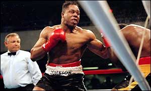 Kirk Johnson - the candian who challenges John Ruiz on Saturday, punches Ross Purity