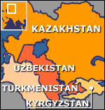 Map of Central Asia