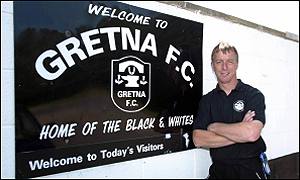 Rowan Alexander will mastermind Gretna's Third Division campaign