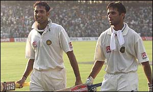 Laxman and Dravid leave the field in Calcutta