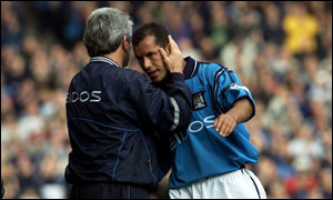 Ali Benarbia and Kevin Keegan
