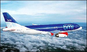 BMI British Midland jet