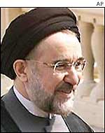 Iranian President Mohammed Khatami. 