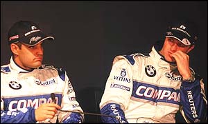 Juan Pablo Montoya and Ralf Schumacher have not always had a comfortable relationship