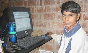 Child in Delhi at the Computer Clubhouse