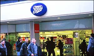 Boots shopfront