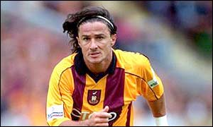 Benito Carbone in action for Bradford