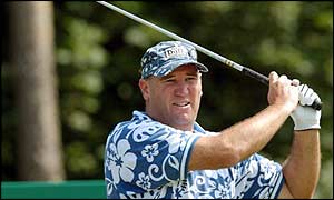 American golfer Duffy Waldorf