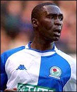 Blackburn striker Andy Cole
