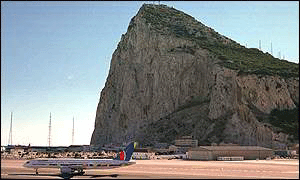 The rock of Gibraltar 
