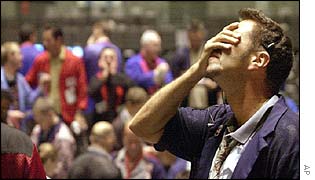 A troubled dealer on a US trading floor