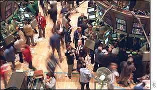 Traders on New York Stock Exchange
