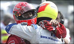 The German fans have a lot to celebrate at Hockenheim
