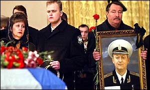 Relatives of the Kursk victims