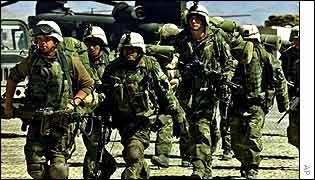 American soldiers in Afghanistan 