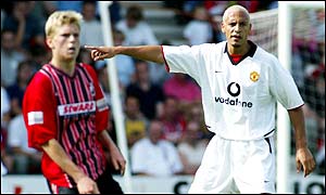 Rio Ferdinand (right)