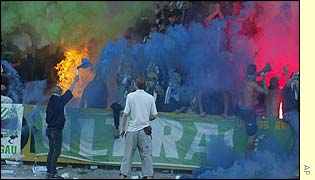 Arsenal's match with Rapid Vienna was abandoned