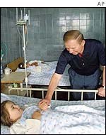 Leonid Kuchma at Lviv hospital