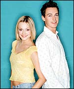 Fearne Cotton and Simon Grant