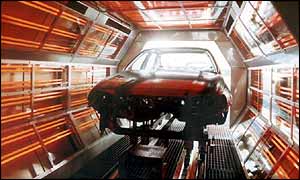 Japanese car in production 