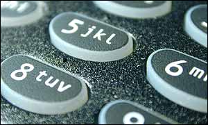 Mobile phone key pad