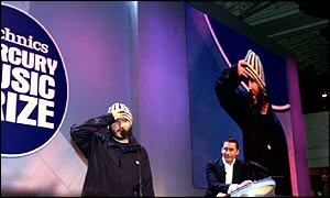 Badly Drawn Boy accepting the Mercury Music Prize in 2000