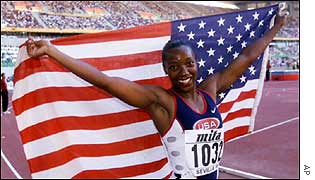 US athlete Inger Miller