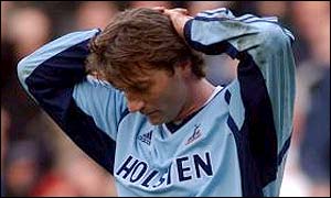 Spurs midfielder Tim Sherwood