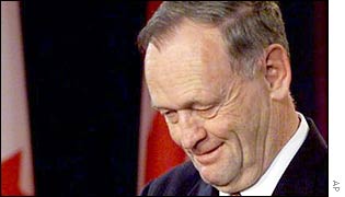 Canadian Prime Minister Jean Chretien