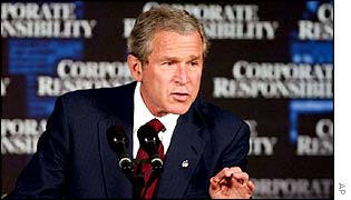 President George W Bush