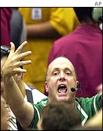 A trader on Wall Street