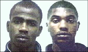 Killers Matthias Lescott (left), 18, and Chai Burrell, 23